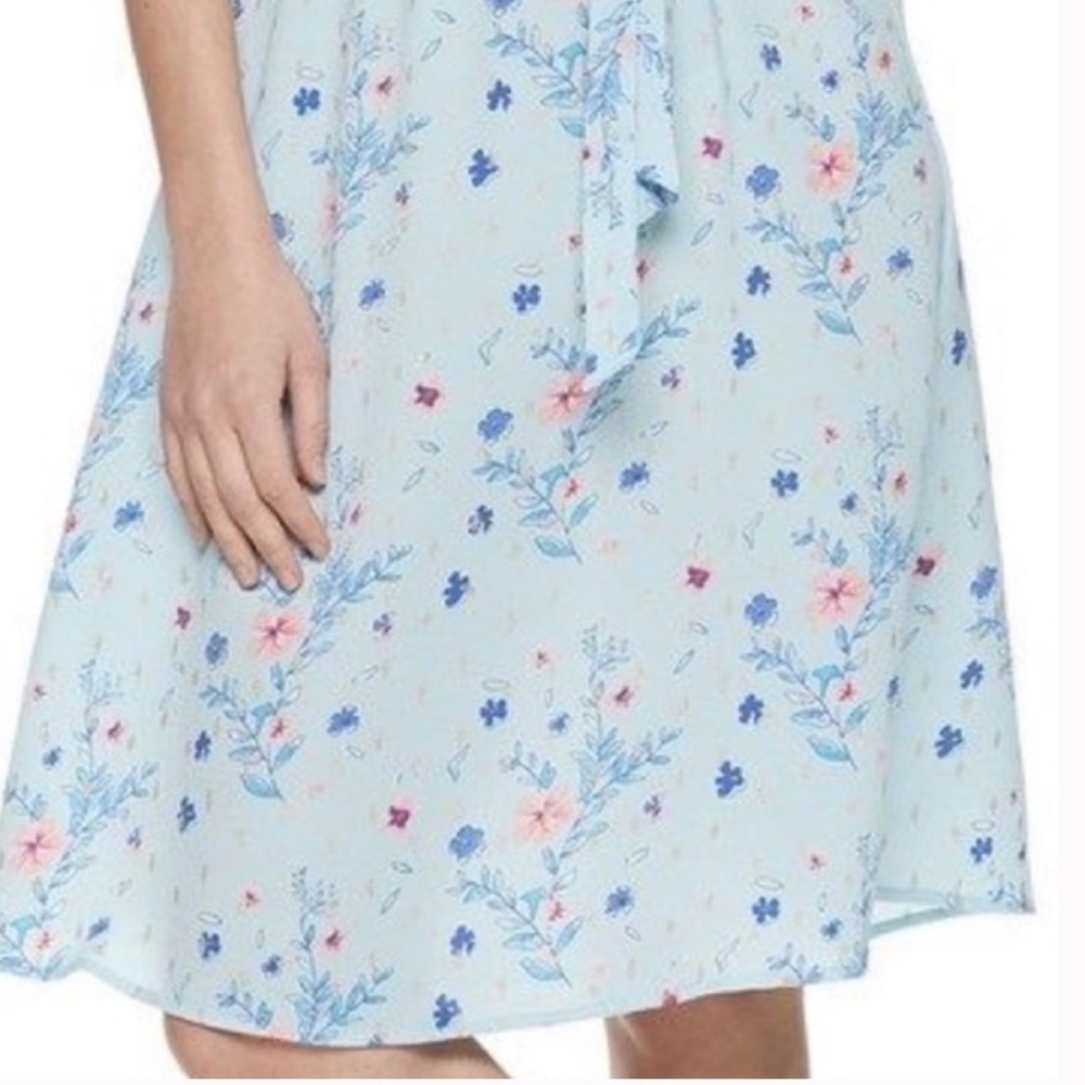 Juicy Couture Sky Blue Floral Dress Size:M - Picture 3 of 12